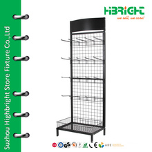 Mesh wall tools display stand with hooks